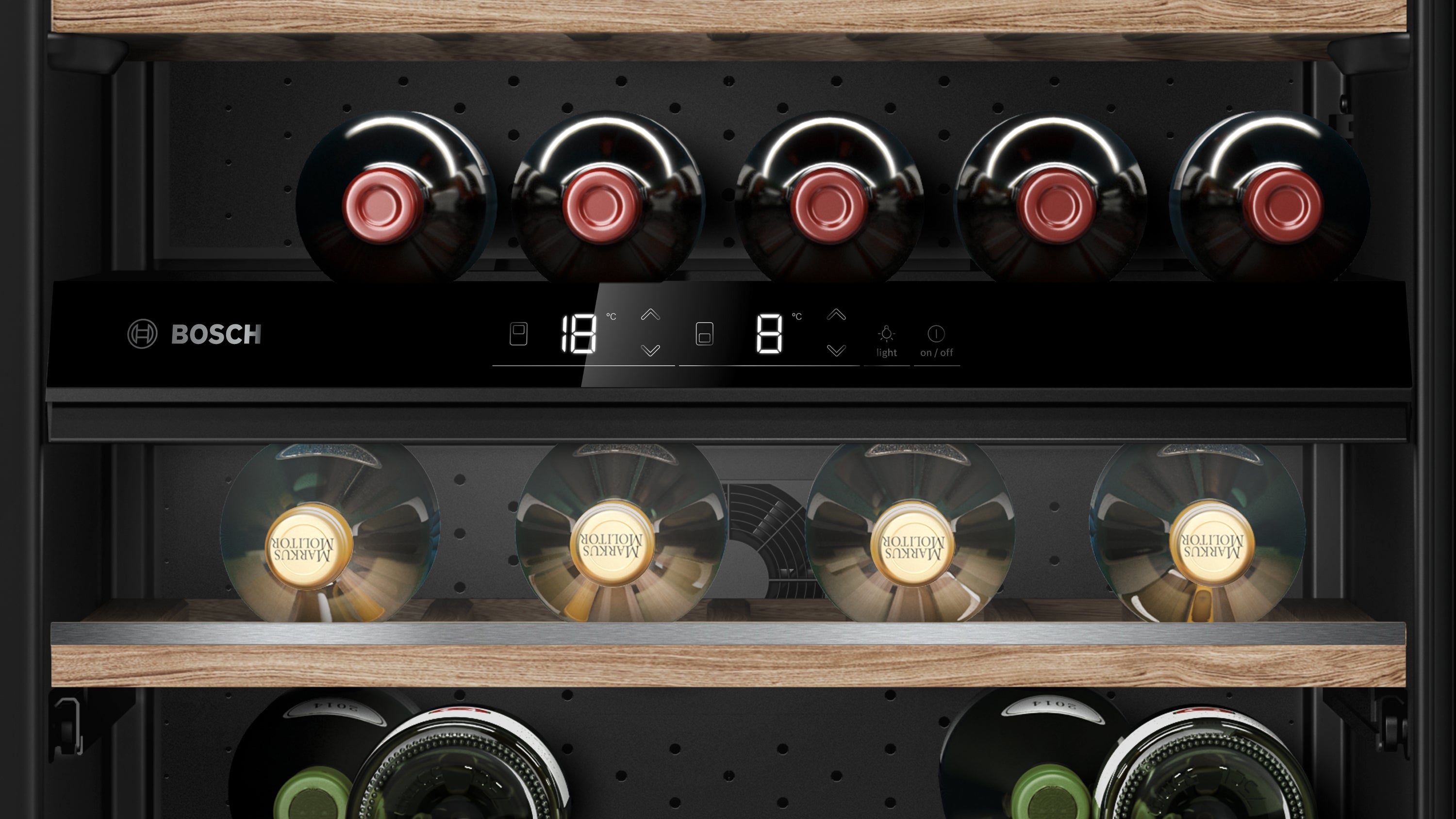 Series 6, Built-in wine cooler, 81.8 x 59.8 cm, KUW21AHG0